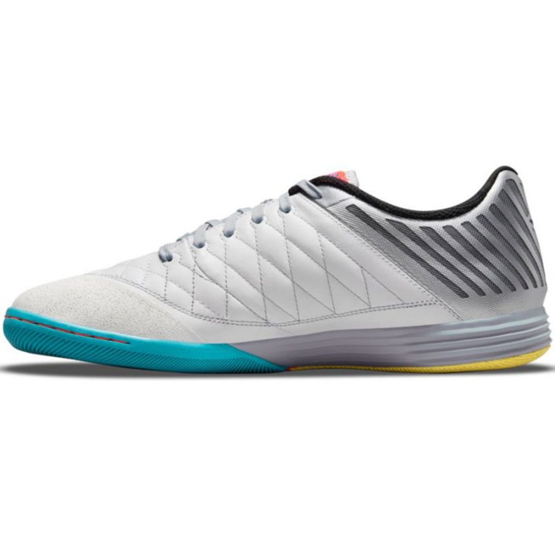 Zapatillas de fútbol Nike Lunar Gato Ii Ic M 580456167 negro, blanco, gris / plateado blanco 1