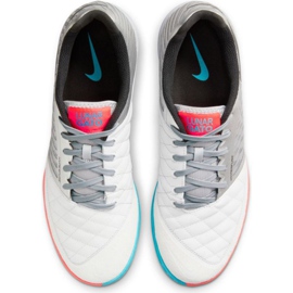 Zapatillas de fútbol Nike Lunar Gato Ii Ic M 580456167 negro, blanco, gris / plateado blanco 4