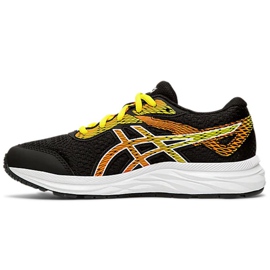 Asics Gel-Excite 6 Gs Jr 1014A079-003 negro naranja amarillo 2