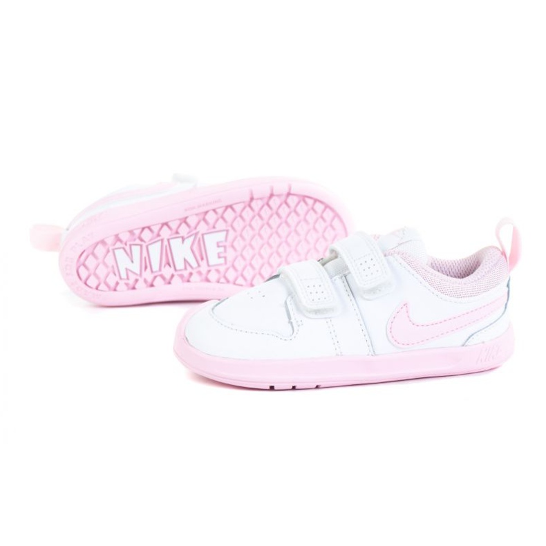 Calzado Nike Pico 5 (TDV) Jr AR4162-105 blanco rosa 1