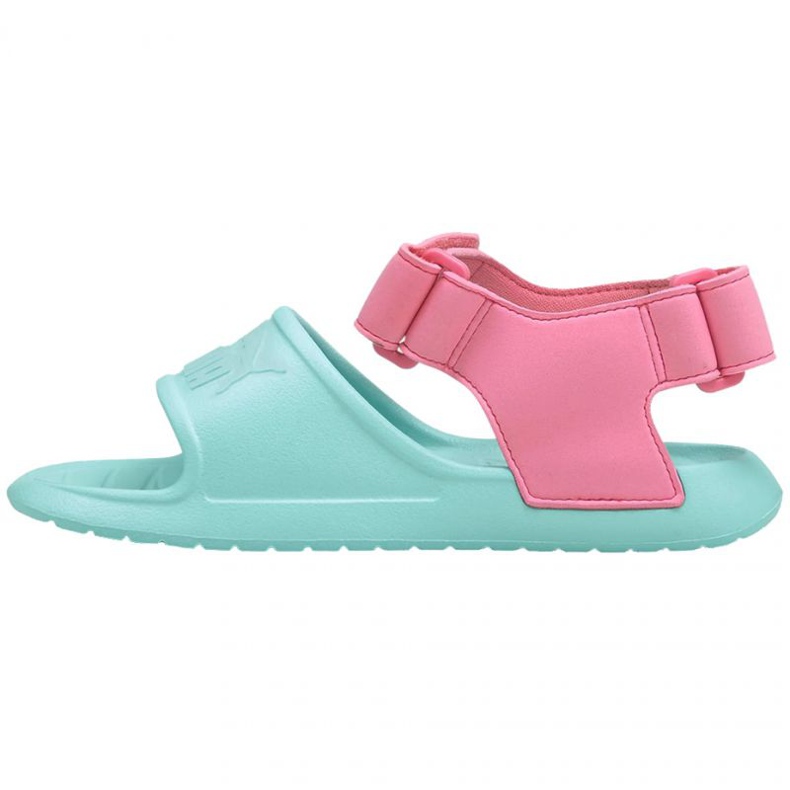 Sandalias Puma Divecat v2 Injex Ps Island Jr 369546 09 azul rosa 1