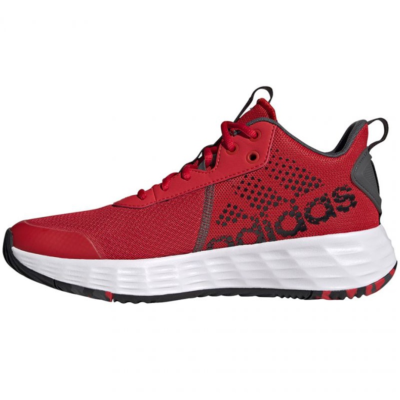 Zapatillas Adidas Ownthegame Sho M H00466 negro rojo 1