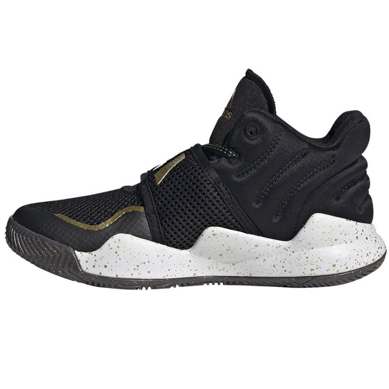 Zapatos adidas Deep Threat Primeblue C Jr GZ0111 blanco negro 1