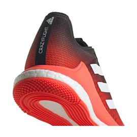 Zapatillas Adidas Crazyflight M FZ4674 multicolor naranjas y tintos 2
