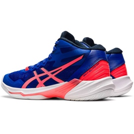 Zapatillas de voleibol Asics Sky Elite Ff Mt 2 W 1052A054 400 azul azul 3