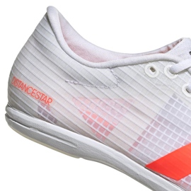 Adidas Distancestar W FY4095 zapatillas con clavos blanco 5