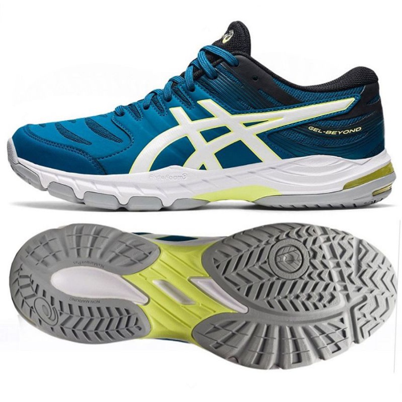 Zapatillas de voleibol Asics Gel-Beyond 6 M 1071A049 402 multicolor azul 1 Zapatillas de voleibol Asics Gel-Beyond 6 M 1071A049 402 multicolor azul 1