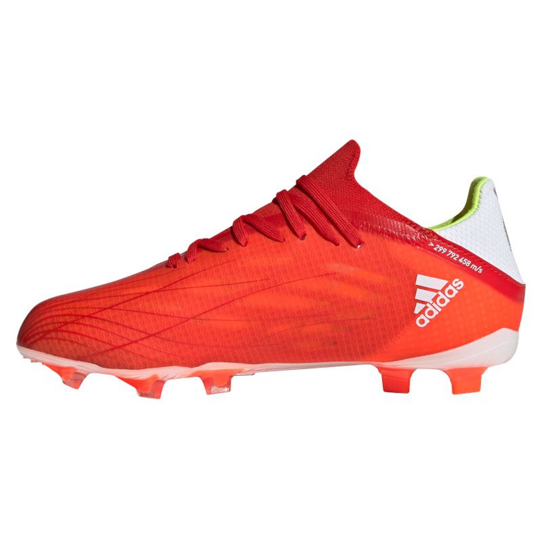Botas de fútbol adidas X Speedflow.1 Fg Jr FY3284 rojo naranjas y rojos 1