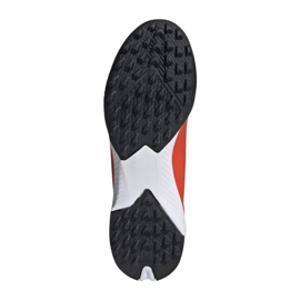 Botas de fútbol adidas X Speedflow.3 Tf Jr FY3321 multicolor naranjas y tintos 3