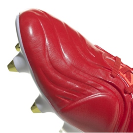 Botas de fútbol adidas Copa Sense.1 Sg M FY6201 rojo naranjas y tintos 4