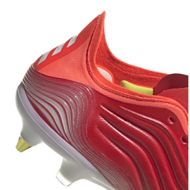 Botas de fútbol adidas Copa Sense.1 Sg M FY6201 rojo naranjas y tintos 5