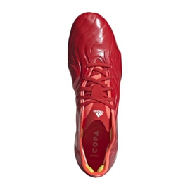 Botas de fútbol adidas Copa Sense.1 Sg M FY6201 rojo naranjas y tintos 6