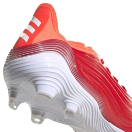Botas de fútbol adidas Copa Sense.1 Fg M FY6209 rojo naranjas y tintos 4