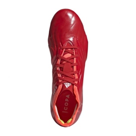 Botas de fútbol adidas Copa Sense.1 Fg M FY6209 rojo naranjas y tintos 6