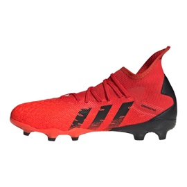 Botas de fútbol adidas Predator Freak.3 Fg M FY6279 rojo naranjas y tintos 1