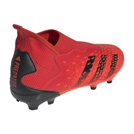 Botas de fútbol adidas Predator Freak.3 Ll Fg Jr FY6296 multicolor naranjas y tintos 2