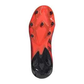 Botas de fútbol adidas Predator Freak.3 Ll Fg Jr FY6296 multicolor naranjas y tintos 3