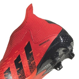 Botas de fútbol adidas Predator Freak.3 Ll Fg Jr FY6296 multicolor naranjas y tintos 4