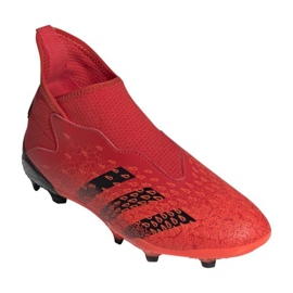 Botas de fútbol adidas Predator Freak.3 Ll Fg Jr FY6296 multicolor naranjas y tintos 6