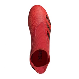 Botas de fútbol adidas Predator Freak.3 Ll Fg Jr FY6296 multicolor naranjas y tintos 7