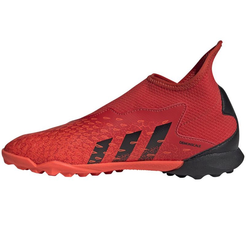 Botas de fútbol adidas Predator Freak.3 Ll Tf Jr FY7869 multicolor naranjas y rojos 1