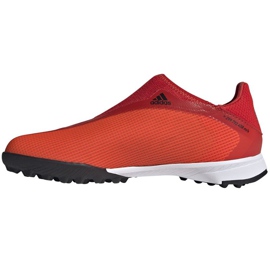 Botas de fútbol adidas X Speedflow.3 Ll Tf Jr FY3255 multicolor naranjas y rojos 1