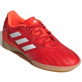 Botas de fútbol Adidas Copa Sense.3 In Sala Jr FY6157 rojo naranjas y tintos 3