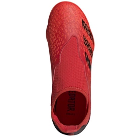 Botas de fútbol adidas Predator Freak.3 Ll In Jr FY7870 multicolor naranjas y tintos 2