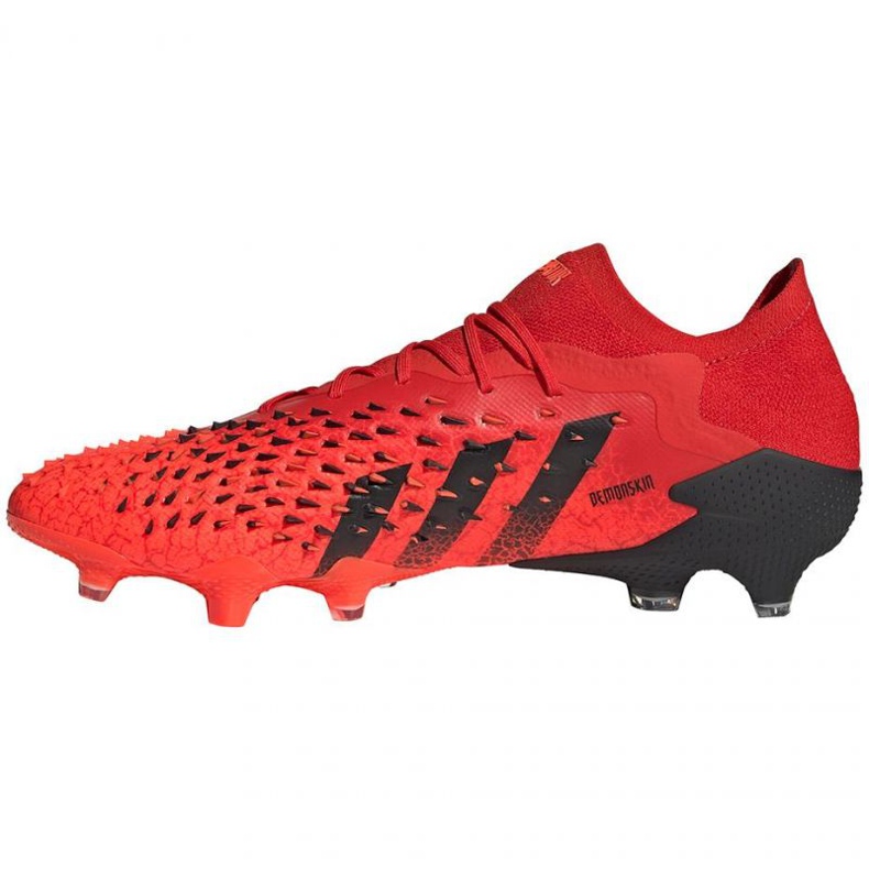 Botas de fútbol adidas Predator Freak.1 Ll Fg M FY6266 rojo naranjas y rojos 1