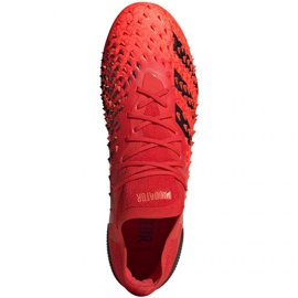 Botas de fútbol adidas Predator Freak.1 Ll Fg M FY6266 rojo naranjas y tintos 2