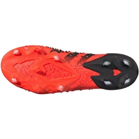Botas de fútbol adidas Predator Freak.1 Ll Fg M FY6266 rojo naranjas y tintos 3