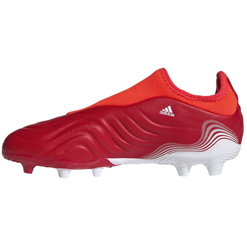 Botas de fútbol adidas Copa Sense.3 Ll Fg Jr FY6156 rojo naranjas y tintos 1