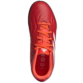 Botas de fútbol adidas Copa Sense.3 Tf Jr FY6164 multicolor naranjas y tintos 2