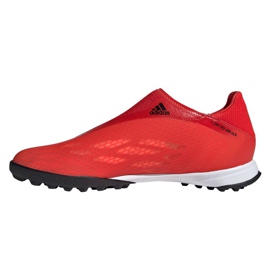 Botas de fútbol adidas X Speedflow.3 Ll Tf M FY3266 multicolor naranjas y tintos 1