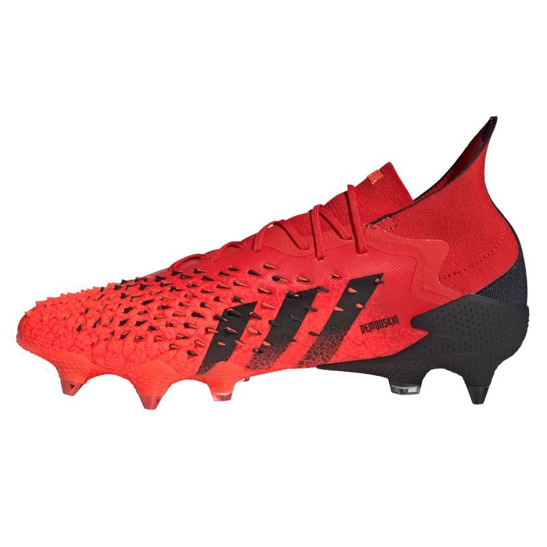 Botas de fútbol adidas Predator Freak.1 Sg M FY6269 negro rojo naranjas y tintos 1