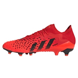 Botas de fútbol Adidas Predator Freak.1 Low Ag M GZ2809 rojo naranjas y rojos 1