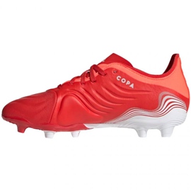 Botas de fútbol adidas Copa Sense.1 Fg Jr FY6160 rojo naranjas y tintos 2
