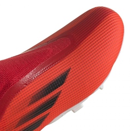 Botas de fútbol adidas X Speedflow.3 Fg Ll Jr FY3257 multicolor naranjas y tintos 3