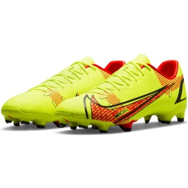 Zapatos de fútbol Nike Mercurial Vapor 14 Academy FG / MG M CU5691-760 multicolor amarillos 3