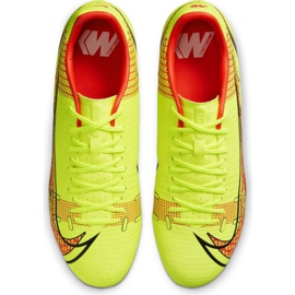 Zapatos de fútbol Nike Mercurial Vapor 14 Academy FG / MG M CU5691-760 multicolor amarillos 4