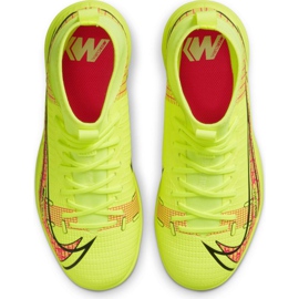Zapatillas de fútbol Nike Mercurial Superfly 8 Academy Ic Jr CV0784-760 multicolor amarillos 4