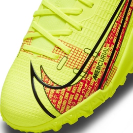 Calzado de fútbol Nike Mercurial Superfly 8 Academy Tf Jr CV0789-760 multicolor amarillos 6