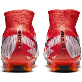 Zapatillas de fútbol Nike Mercurial Superfly 8 Elite CR7 Fg M DB2858-600 blanco rojo naranjas y tintos 2
