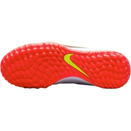 Nike Tiempo Legend 9 Academy Tf Jr DA1328 176 zapatos de fútbol blanco blanco 3