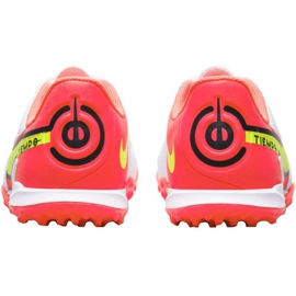 Nike Tiempo Legend 9 Academy Tf Jr DA1328 176 zapatos de fútbol blanco blanco 4