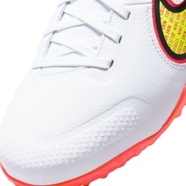 Nike Tiempo Legend 9 Academy Tf Jr DA1328 176 zapatos de fútbol blanco blanco 5