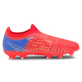 Botas de fútbol Puma Ultra 3.3 Fg / Ag Jr 106529-01 rojo naranjas y rojos 1