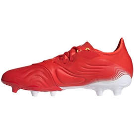 Botas de fútbol adidas Copa Sense.2 Fg M FY6177 rojo naranjas y tintos 2