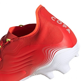 Botas de fútbol adidas Copa Sense.2 Fg M FY6177 rojo naranjas y tintos 5