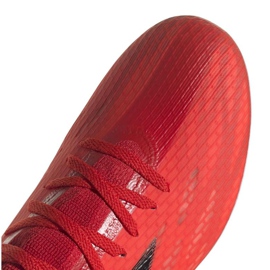 Botas de fútbol adidas X Speedflow.3 Sg M FY3286 multicolor naranjas y tintos 3